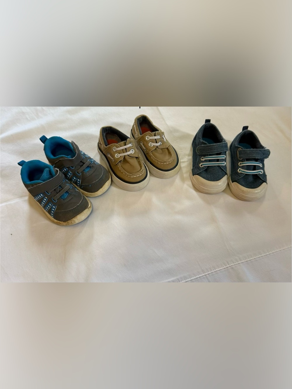 Kids Casual Boat Shoes in Tan